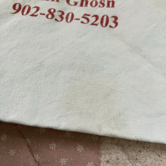 Vintage Nova Scotia Tote Bag Reusable Shopper Shoulder Bag Canvas Tartan - Picture 3 of 8